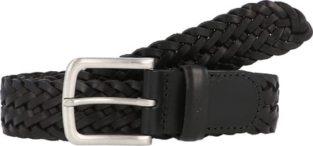 Marc O'Polo Leren Riem Clemens Belt W110 Black Zwart