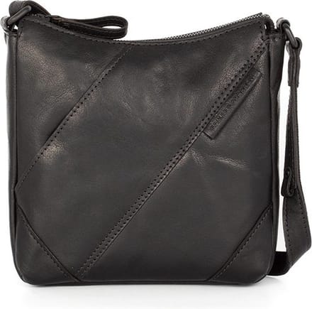 Leren Crossbodytas - Harper - Zwart
