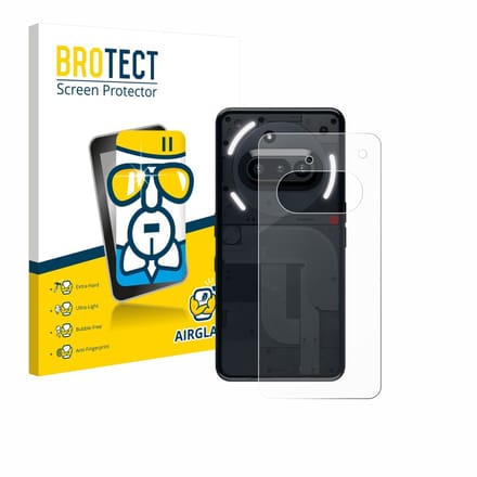 Screenprotector voor Nothing Phone (3a) (Achterkant) Beschermglas transparant