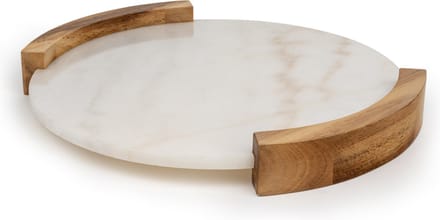 Bredemeijer - Serveerplank en dienblad Viggo marmer met hout