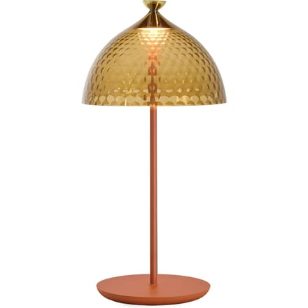 Kartell PUMO Tafellamp Amber/ Baksteenrood