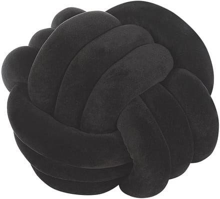 MALNI - Sierkussen - Zwart - 30 x 30 cm - Fluweel