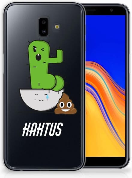 Samsung Galaxy J6 Plus (2018) Telefoonhoesje met Naam Cactus Poo