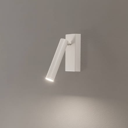 Argon LED wandlamp Rulo, beige, staal, 3000 K