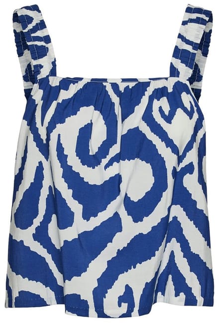 Vero Moda Karli Mouwloze Blouse Veelkleurig M Vrouw