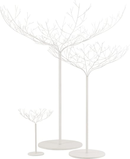 J-Line decoratie boom - metaal - wit - large