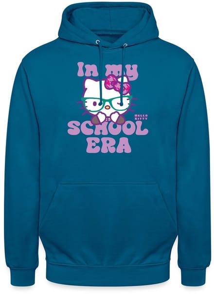 Hello Kitty Met Bril In My School Era Hoodie Unisex