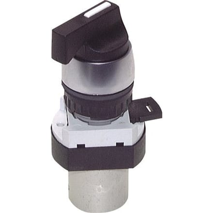 3/2 M5 Draaischakelaar Ventiel Zwart 0-12bar/0-168psi 22.5mm Airtec