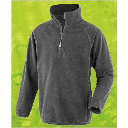 Kinderen fleece met rits van gerecycled polyester Result