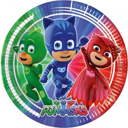 Vegaoo - 8 PJMasks borden 23 cm