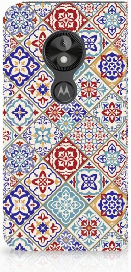 Motorola Moto E5 Play Standcase Tiles Color