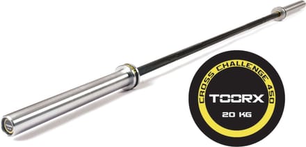Toorx Professional BO-450 - Halterstang - Olympisch - Cross Challenge - Maximale belasting 450 kg - 50 mm