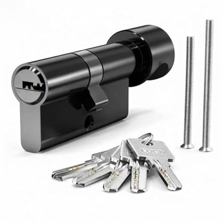 SolidKeus - Cilinderslot met Knop 30/30, Euro Cilinder voor Deuren