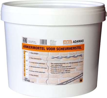 ABC Adamas Ankermortel 1-componenten Abs Adamas 10 Kg 10 KG