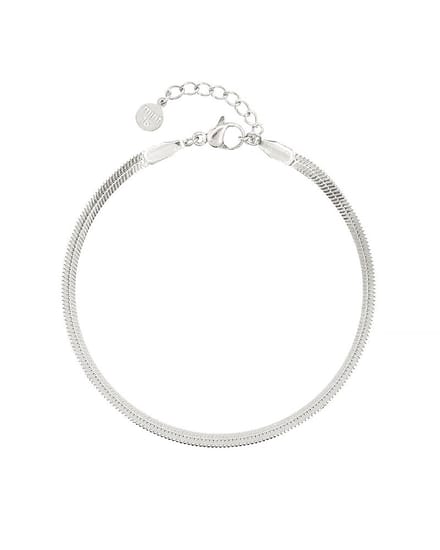 Mint15 Snake Chain Armband - Zilverkleur RVS/Stainless Steel