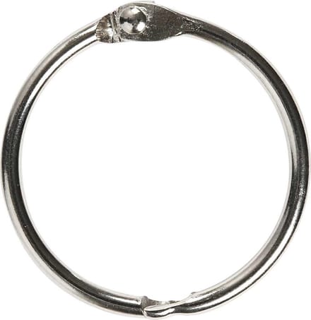 Boekbindersring. d: 32 mm. dikte 2.7 mm. 8 stuk