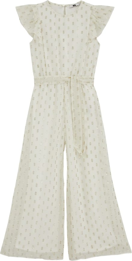 WE Fashion Meisjes jumpsuit met glittergaren