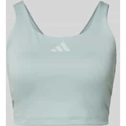 Slim fit sport bh met logoprint