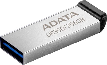 ADATA UR350 USB flash drive 256 GB USB Type-A 3.2 Gen 1 (3.1 Gen 1) Zwart, Zilver
