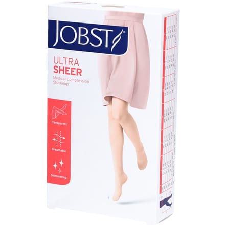 Jobst Ultra Sheer 2 At Regular Black IV Paar Compressiekousen 1 Kousen