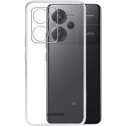 Mobilize Xiaomi Redmi Note 13 Pro+ 5G Siliconen (TPU) Hoesje Transparant