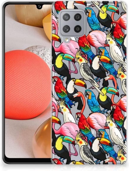 Samsung Galaxy A42 TPU Hoesje Birds