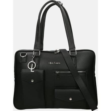 Olivia Lauren Onyx Dames laptoptas - 15 inch - Werktas A4 - Polyester - Zwart