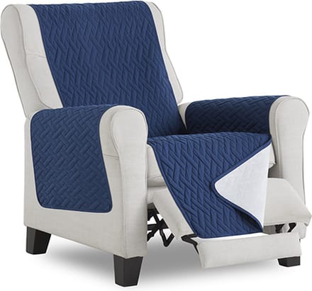 Waterproof Fauteuilbeschermer - urine bestendig - 55cm breed - Blauw