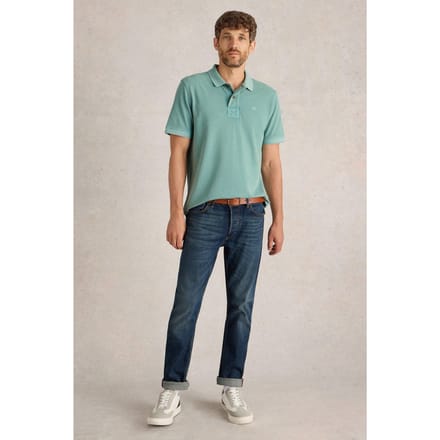 White Stuff Utility Polo Duck Egg Blue Taglia: L | Polo Outlet | Uomo | Blu