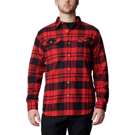 Columbia Flare Gun™ Stretch Overhemd Met Lange Mouwen Rood M Man