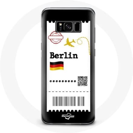 Coque pour Samsung Galaxy S8 Billet d'avion Berlin