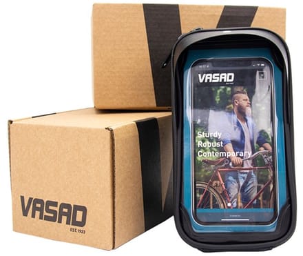 VASAD All Weather Phonebag, Telefoonhouder Fiets, Waterdicht - Zwart