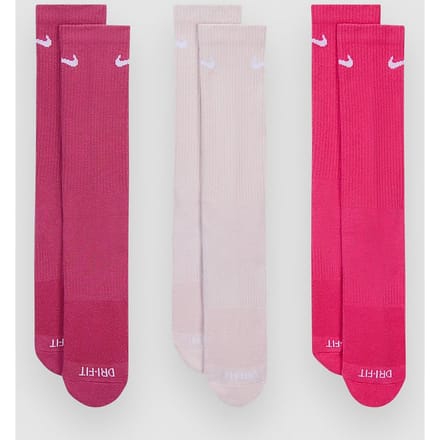 Nike Everyday Cushioned Crew 3 Pack Sokken Unisex - Rood - Maat 42 - 46