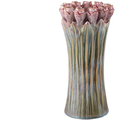 PTMD - Vaas Tulips - Groen - 18.5x18.5x39.5cm