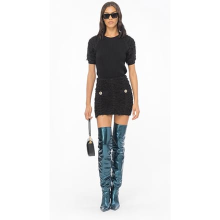 PINKO Salamandra Skirt Black Größe: L | Miniröcke Outlet | Damen | Schwarz