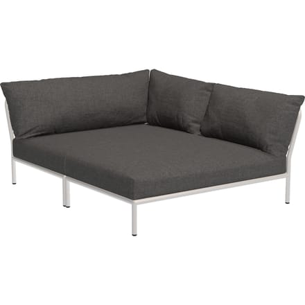 HOUE LEVEL 2 Cozy Sofa Muted White - Basic - donkergrijs - rechts