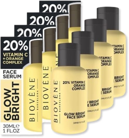 Biovene Face Serum Glow Bright 4 pak Voordeel
