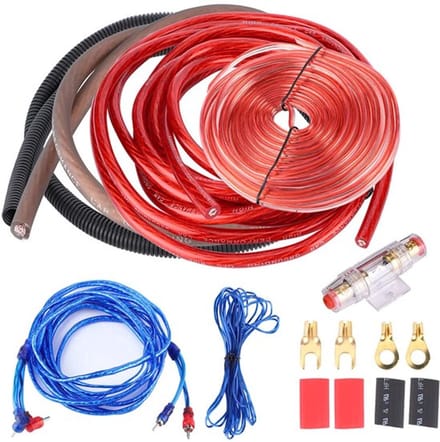 Allecto - Kabelset voor autoversterker - 4 gauge - 2800W