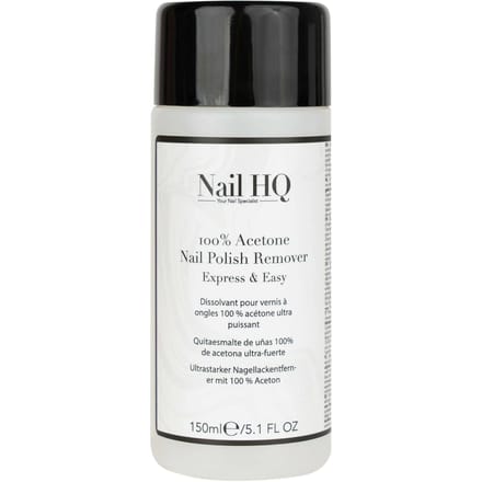 Nail HQ 100% Acetone Nail Polish Remover 150 ml