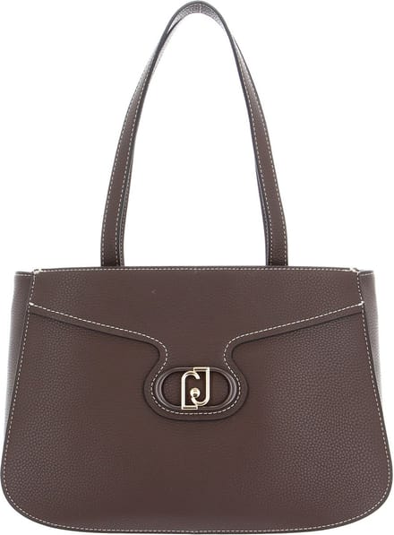 LIU JO Handtas Fortuna Boston Bag Moro Light Donkerbruin