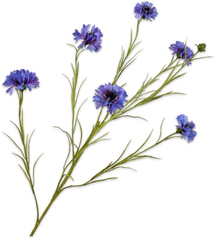Silk-ka - Kunstbloem - blauw - H92 cm