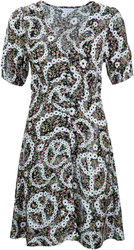 Frogbox - blouse jurk bloemen print - maat 36