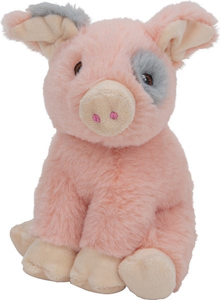 Pluche dieren knuffels Varken/biggetje van 18 cm - Knuffeldieren speelgoed