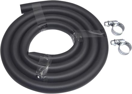 Vervangende spuitslang - Slang voor sproeier - Krachtige sproeiers - 14 meter lengte - 10 gram - Zwart