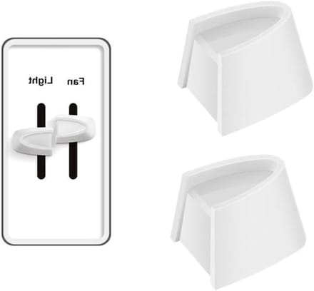Dimmer Schakelaar Knop - Vervangende Schuifregelaars - Licht Snelheid Regelen - Set Van Vier