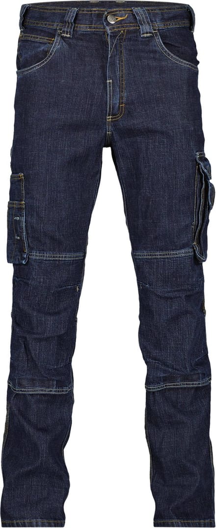 Stretch werkjeans met kniezakken