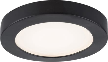 Rabalux - Opbouwlamp - opbouw plafondlamp - 3W LED, IP44, zwart, Coco