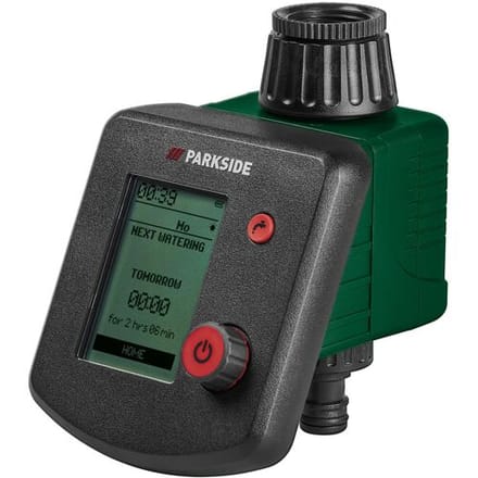 Parkside - Besproeiingscomputer - watertimer - eenvoudige instelling - met kraan adapters