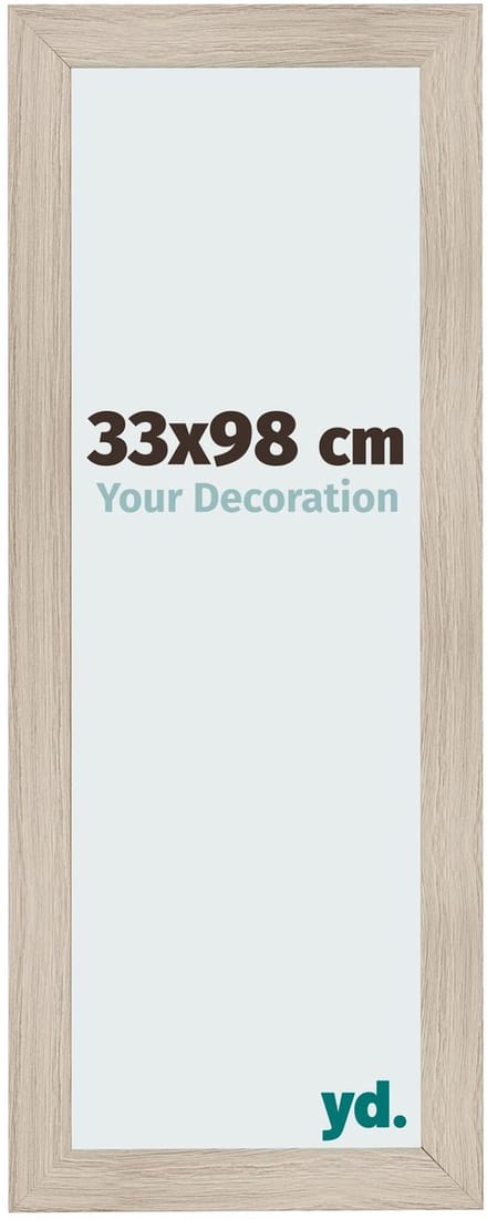 Your Decoration - Fotolijst 33x98 cm - MDF - Eiken Licht - Pisa