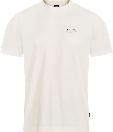 CUBE Organisch Fietsshirt CLUB DROPSHOULDER CREME M